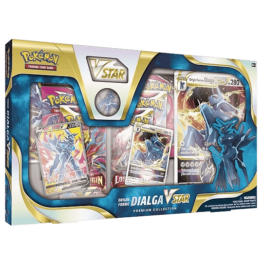 Pokémon TCG: Origin Forme Dialga VSTAR Premium Collection INGLÉS