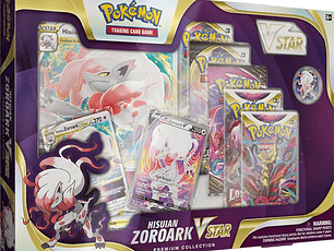 [NAVIDAD 2025] Pokémon TCG Hisuian Zoroark VSTAR Premium Collection Español 