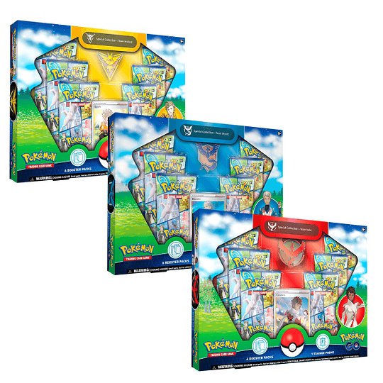 [Promoción] Pokemon GO: Special Team Collection - pack 3 (Español) 