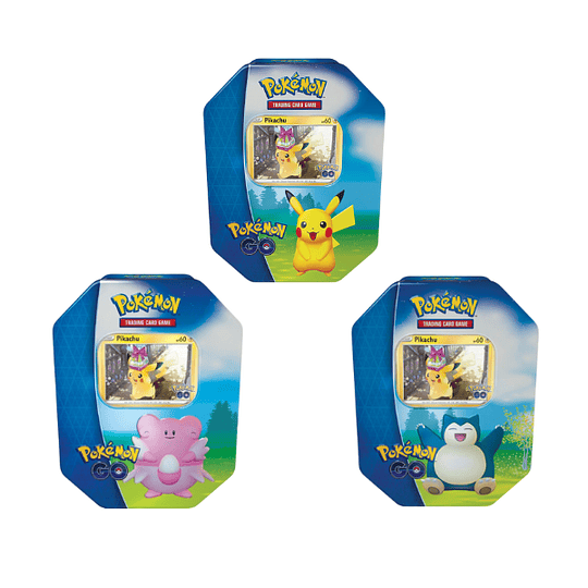 Pokémon GO Gitf Tin - Pack 3 unidades