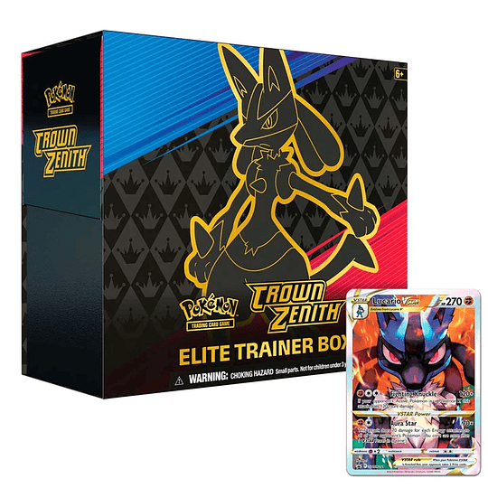 Pokemon Crown Zenith Elite Trainer Box (Inglés) [Reserva]