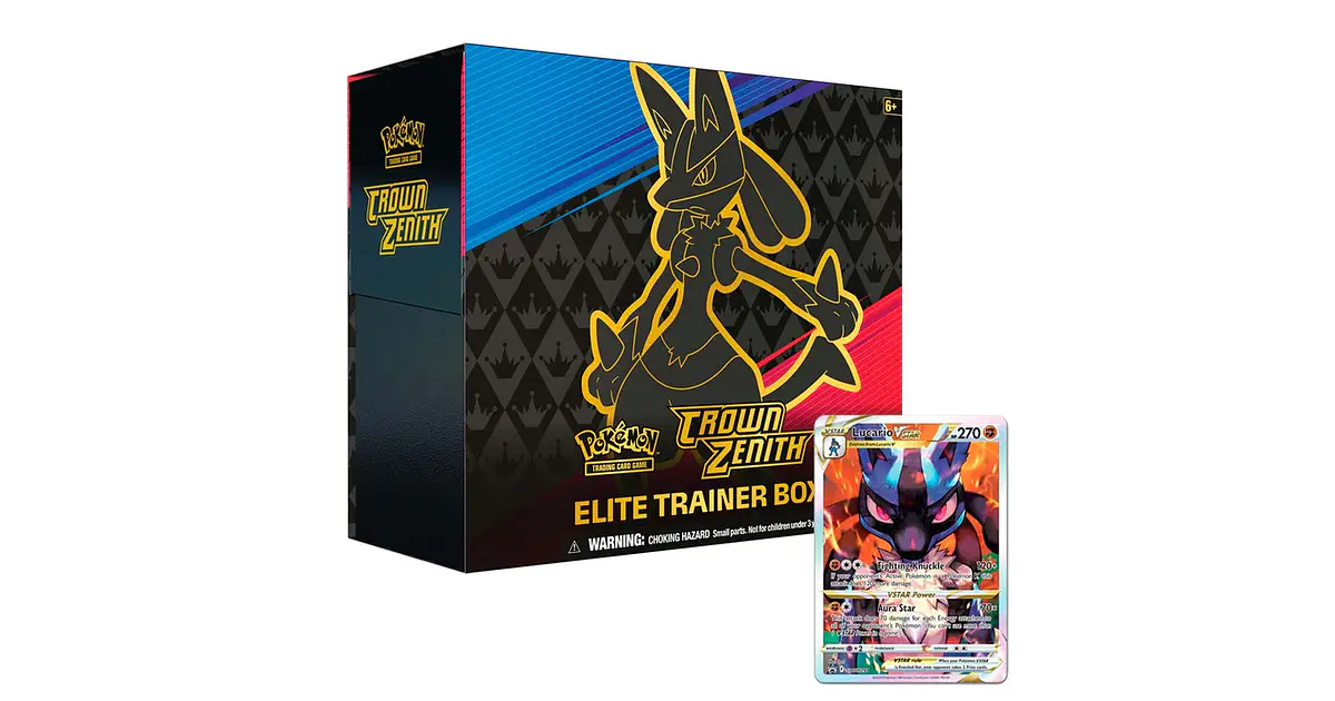 Pokemon Crown Zenith Elite Trainer Box (Inglés)
