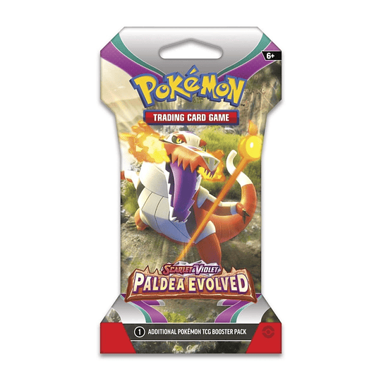 Pokémon TCG: Scarlet & Violet-Paldea Evolved Sleeve Booster Pack (10 cartas) [Reserva] - Image 3