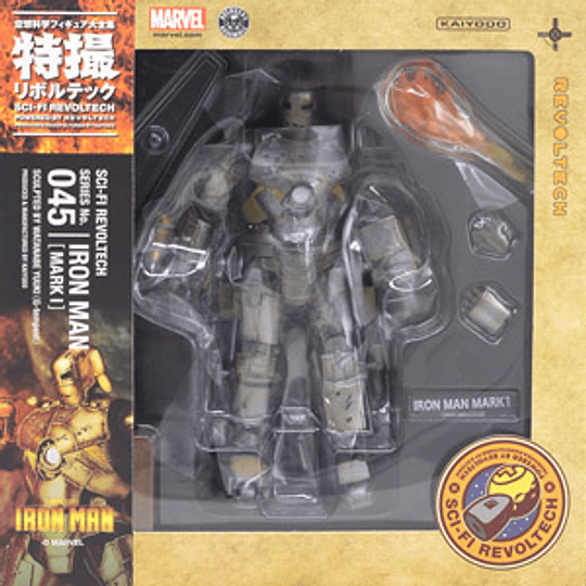 SCI-FI Revoltech Series No.045 Iron Man Mark 1  - Image 1