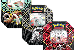 Pokémon TCG: Scarlet & Violet—Paldean Fates Tin 3 pack Español [Reserva 1] EXCLUSIVA PROMO