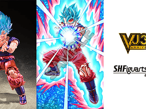 SUPER SAIYAN GOD SUPER SAIYAN SON GOKU KAIO-KEN -V Jump 30º anniversary SH Figuarts