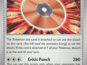Technical Machine: Crisis Punch - 090/091 - Uncommon Scarlet & Violet: Paldean Fates Singles