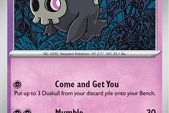 Duskull - 018/064 - Common Shrouded Fable Singles  (Inglés)