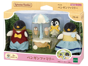 Sylvanian Families: familia Pingüino Edición Japonesa 