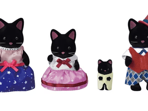 Sylvanian Families: Starry Sky Cat family Japan Vers.