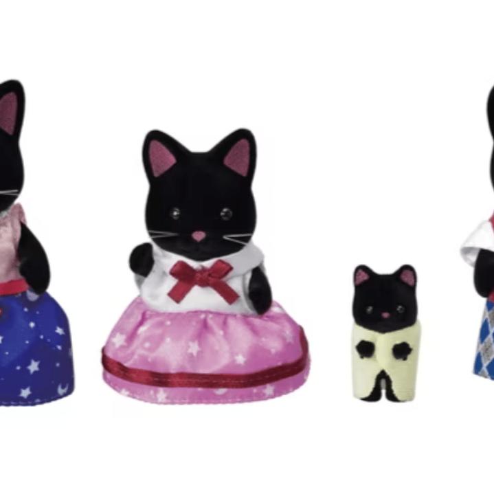 Sylvanian Families: Starry Sky Cat family Japan Vers. 1