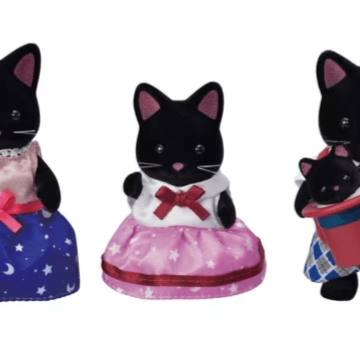 Sylvanian Families: Starry Sky Cat family Japan Vers. 2