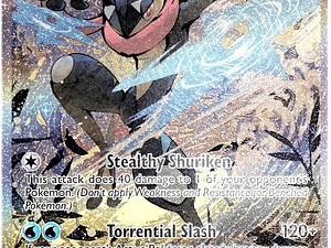 Greninja ex - SVP132 - Illustration Rare Promo Pokemon Scarlet & Violet Promos