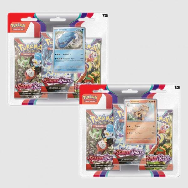Pokémon TCG: Scarlet & Violet - 3 sobres Español (1 unidad envío al azar)