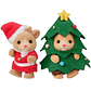 [NAVIDAD 2025] Sylvanian Families ORIGINAL Conjunto de par de bebés (Nakayoshi Christmas) - Exclusivo Japonés  - Miniatura 3