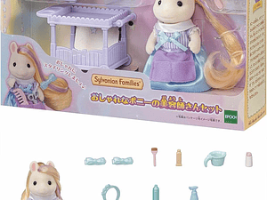 [NAVIDAD 2024] Sylvanian Families Serie de Peluquería - Elegante Juego de Peluquería Pony  - especial Japonés [PREVENTA]