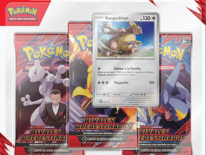 Pokémon TCG: Destined Rivals – 3-Pack Blister Español (envío al azar) 