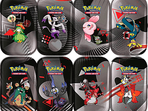 Pokémon TCG: Scarlet & Violet – Mini Tin Black Bolt & Whiter Flare - Envio Al Azar Español Latino 
