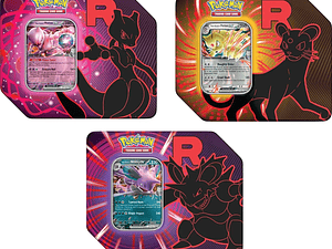 Pokémon TCG: Scarlet & Violet – Team Rocket Tin Inglés Envío al Azar [1 unidad]