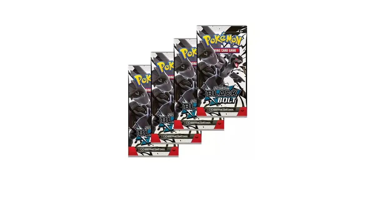 Sobre Pokemon TCG Black Bolt Inglés o Español LatAm