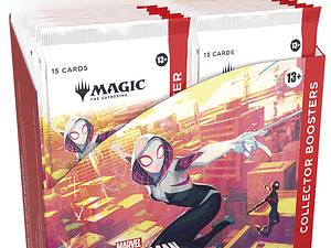 [NAVIDAD 2025] Magic The Gathering: Universes Beyond – Collector Booster Marvel’s Spider-Man  ( un sobre en Inglés) 