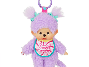 [NAVIDAD 2025] Llavero Monchhichi Piruleta Dulce Morado