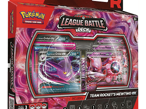 Pokémon TCG: Team Rocket’s Mewtwo ex League Battle Deck – Inglés [RESERVA]