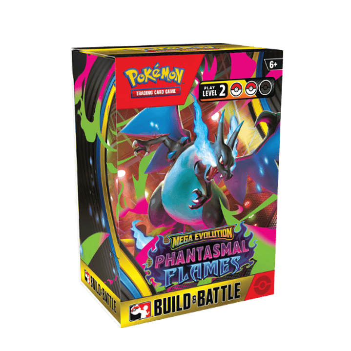 Pokémon TCG: Mega Evolution – Phantasmal Flames Build & Battle Box (Inglés) [RESERVA] 1
