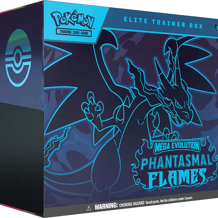 [NAVIDAD 2025] Pokémon TCG: Mega Evolution Phantasmal Flames – Pack 10 Elite Trainer Box – Español LatAm (10 unidades) [RESERVAR]- 1