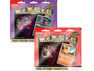 Pokémon TCG Mega Evolution – Ascended Heroes 2 × Tech Sticker Collection Español (1 de cada diseño: Charmander & Gastly) [RESERVA]- COPIAR