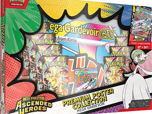 Pokémon TCG Mega Evolution – Ascended Heroes Premium Poster Collection Inglés – Mega Gardevoir ex [RESERVA]
