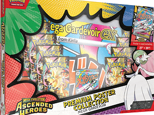 Pokémon TCG Mega Evolution – Ascended Heroes Premium Poster Collection Español– Mega Gardevoir ex [RESERVA]