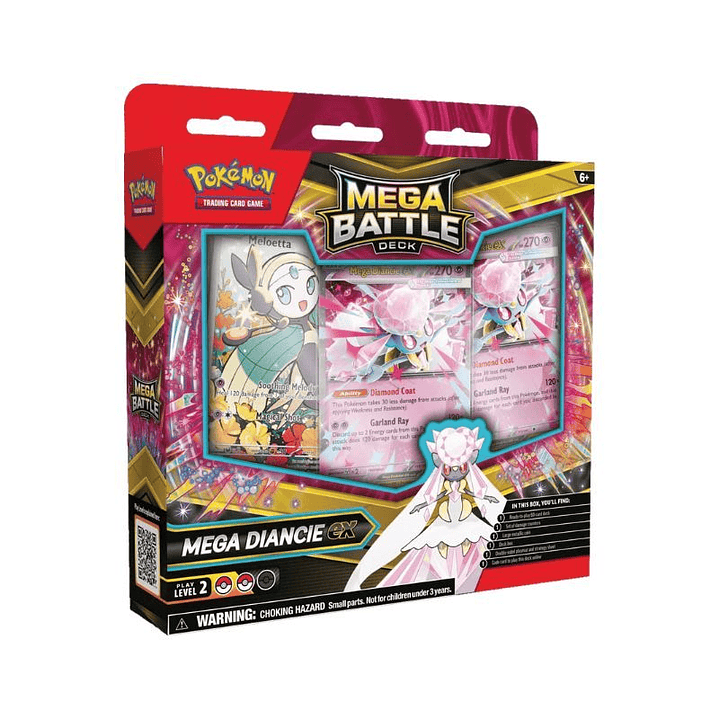 Pokémon TCG Deluxe Battle Decks – Mega Diancie ex | Español LatAm 1