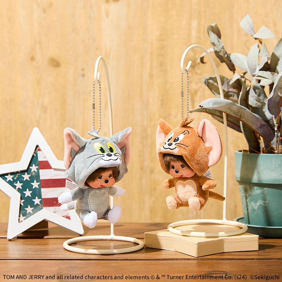 [NAVIDAD 2025] Llavero Tom & Jerry x Monchhichi Jerry – Edición Especial 85.º Aniversario Original 4