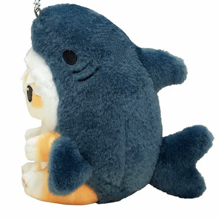 Mofusand – Llavero Mascota Tiburón Regordete Maullido Original Japonés 3
