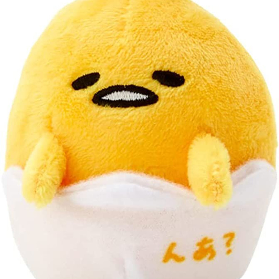 Llavero peluche de Sanrio con mosquetón de corazón - Gudetama 2