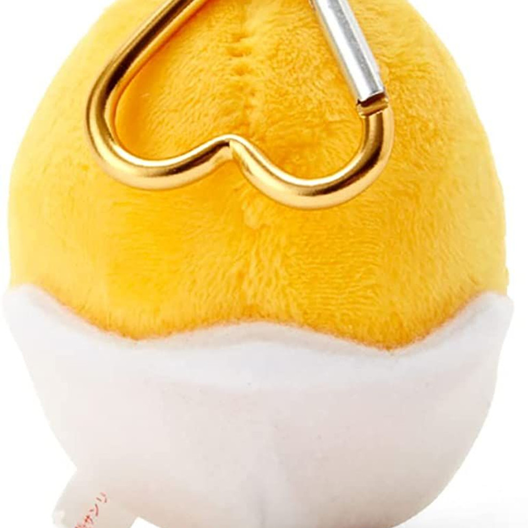 Llavero peluche de Sanrio con mosquetón de corazón - Gudetama 3