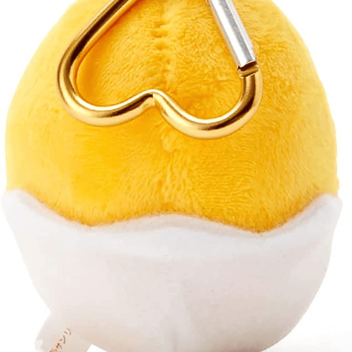 Llavero peluche de Sanrio con mosquetón de corazón - Gudetama 3