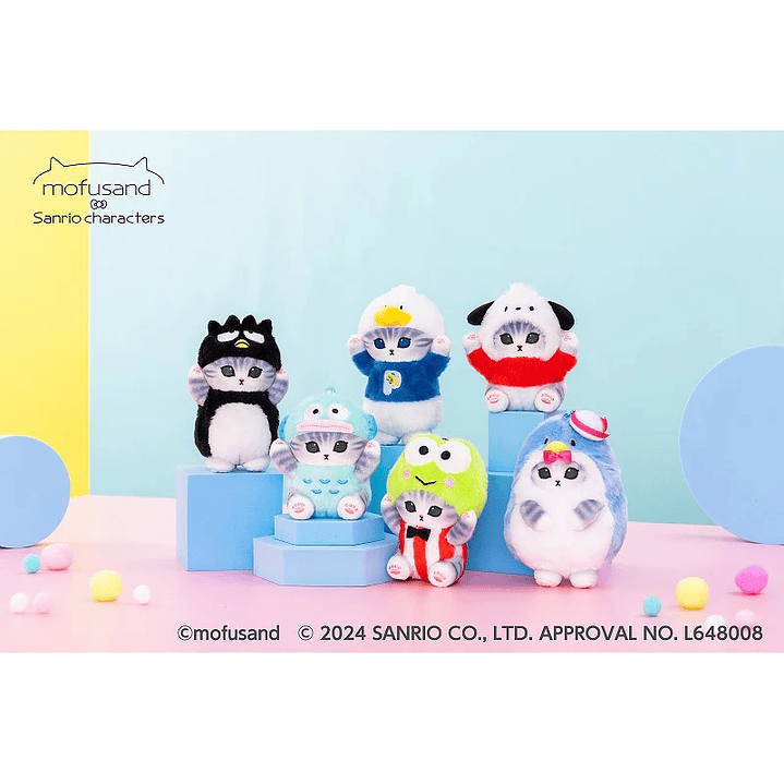 [NAVIDAD 2025] Llavero Mini Mascota Mofusand × Sanrio Pompompurin – Original 2