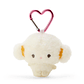 [NAVIDAD 2025] Llavero Peluche Sanrio Cogimyun con Mosquetón de Corazón - Miniatura 2