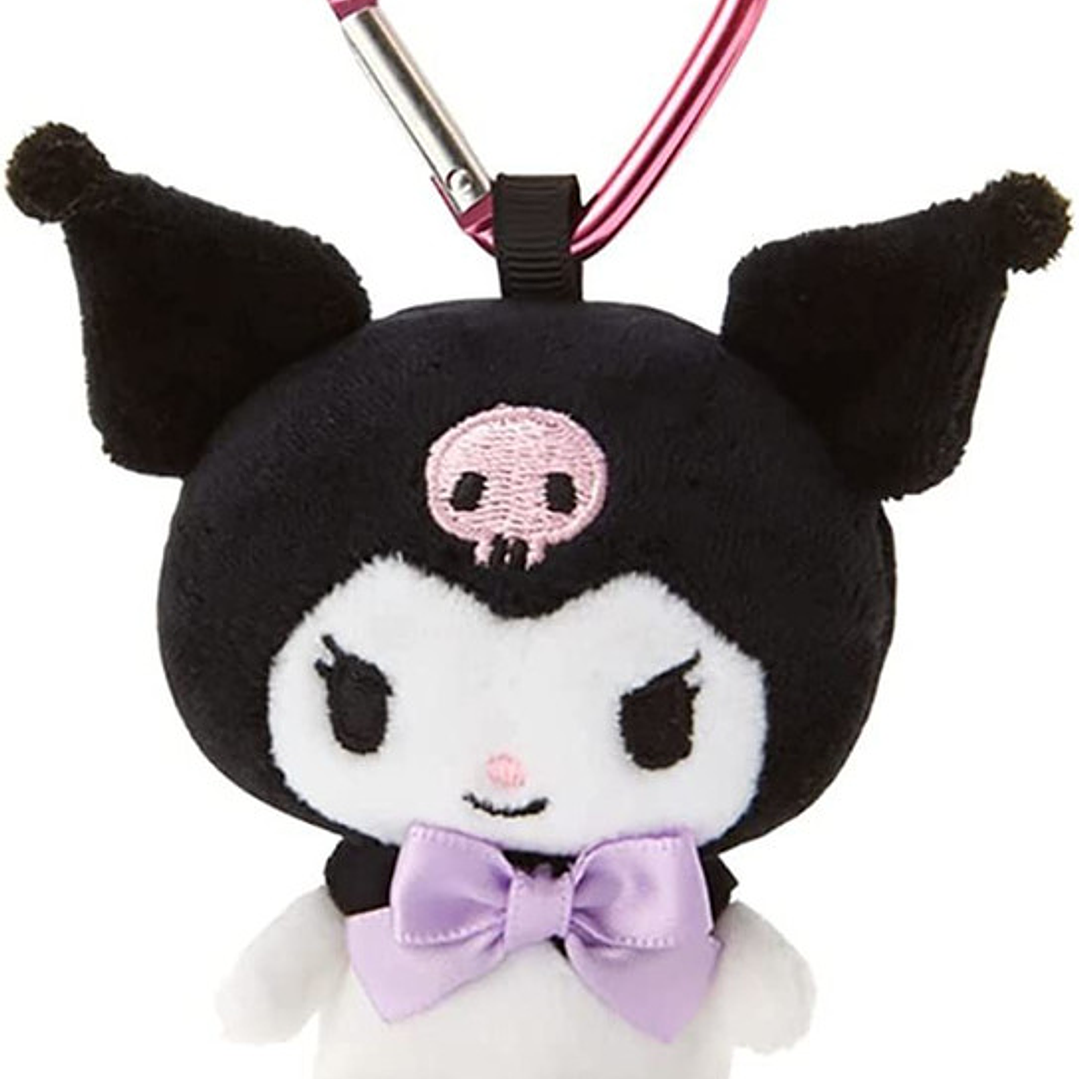 [NAVIDAD 2025] Llavero peluche de Sanrio con mosquetón de corazón - Kuromi 1
