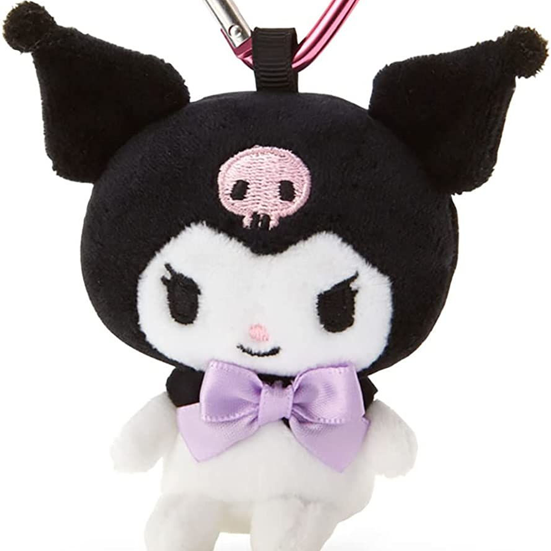 [NAVIDAD 2025] Llavero peluche de Sanrio con mosquetón de corazón - Kuromi 3