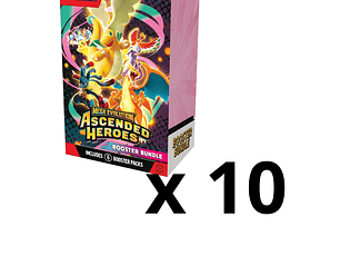 Pokémon TCG Mega Evolution Ascended Heroes Booster Bundle Pack x10 – 60 Sobres Inglés [RESERVA]