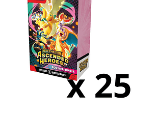 Pokémon TCG Mega Evolution Ascended Heroes Booster Bundle Pack x25 – 150 Sobres Inglés [RESERVA]