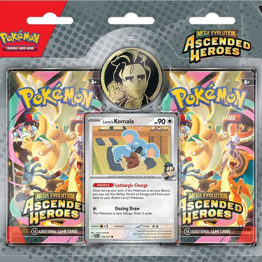 Pokémon TCG Mega Evolution – Ascended Heroes | Larry Collection Español LatAm [RESERVA] 1