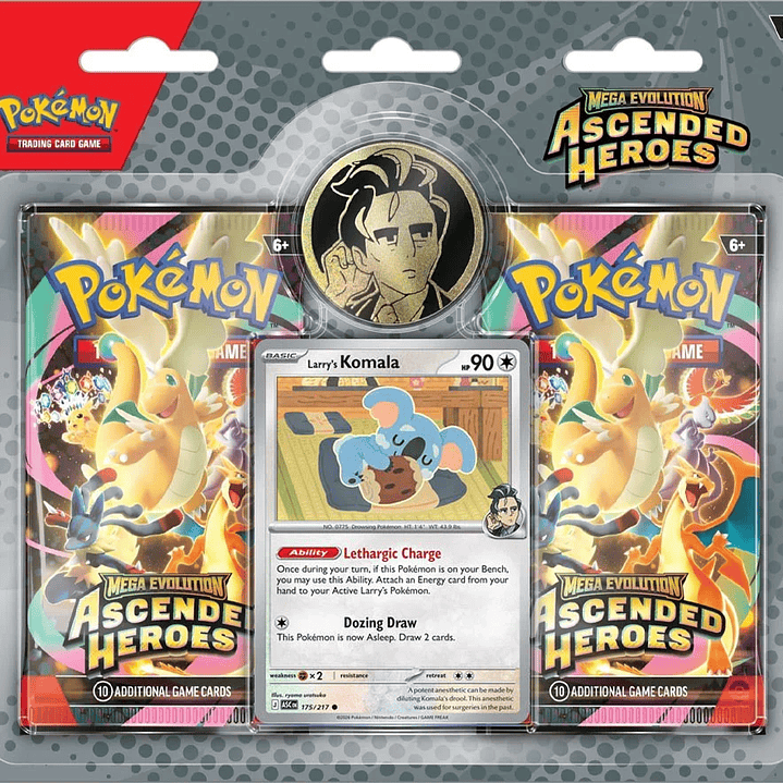 Pokémon TCG Mega Evolution – Ascended Heroes | Larry Collection Inglés [RESERVA] 1