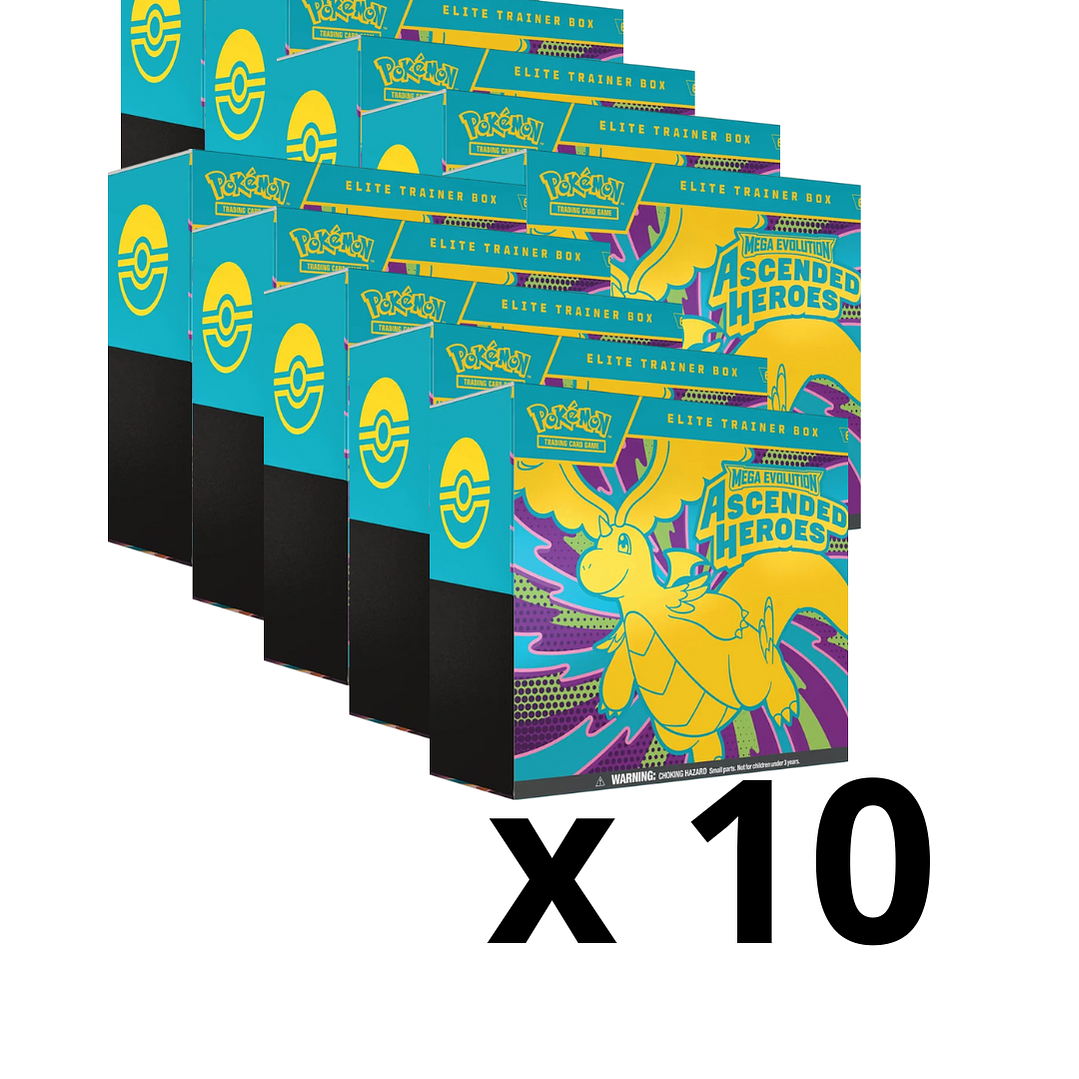 Pokémon TCG Mega Evolution – Ascended Heroes Elite Trainer Box Español LatAm Pack x10 | ETB Mega-Dragonite ex [RESERVA] 1