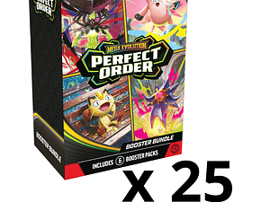 Pokémon TCG Mega Evolution: Perfect Order – Case x 25 Booster Bundle Inglés [RESERVA]