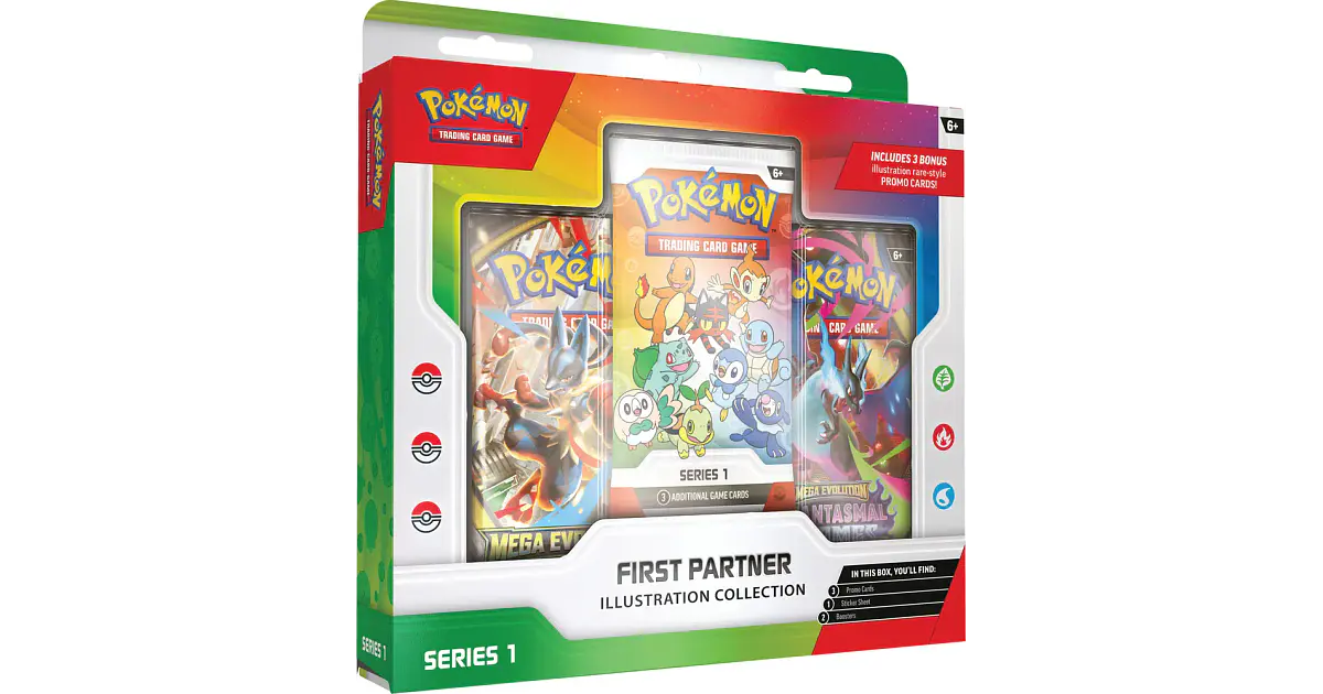 Pokémon TCG First Partner Illustration Collection Serie 1