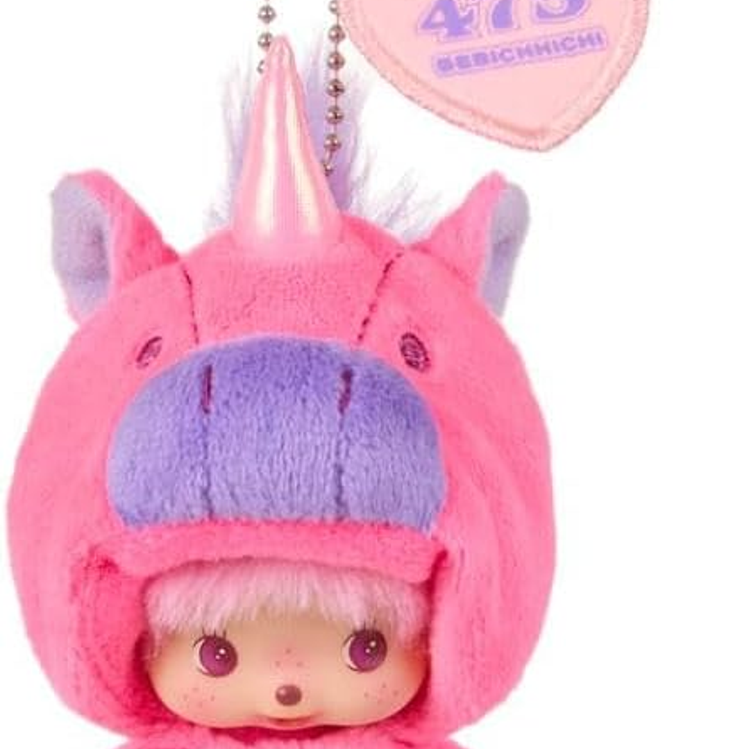 Peluche Bebitchi Unicornio Shinako-chan x BCC | Monchhichi Original Japonés en Chile 2